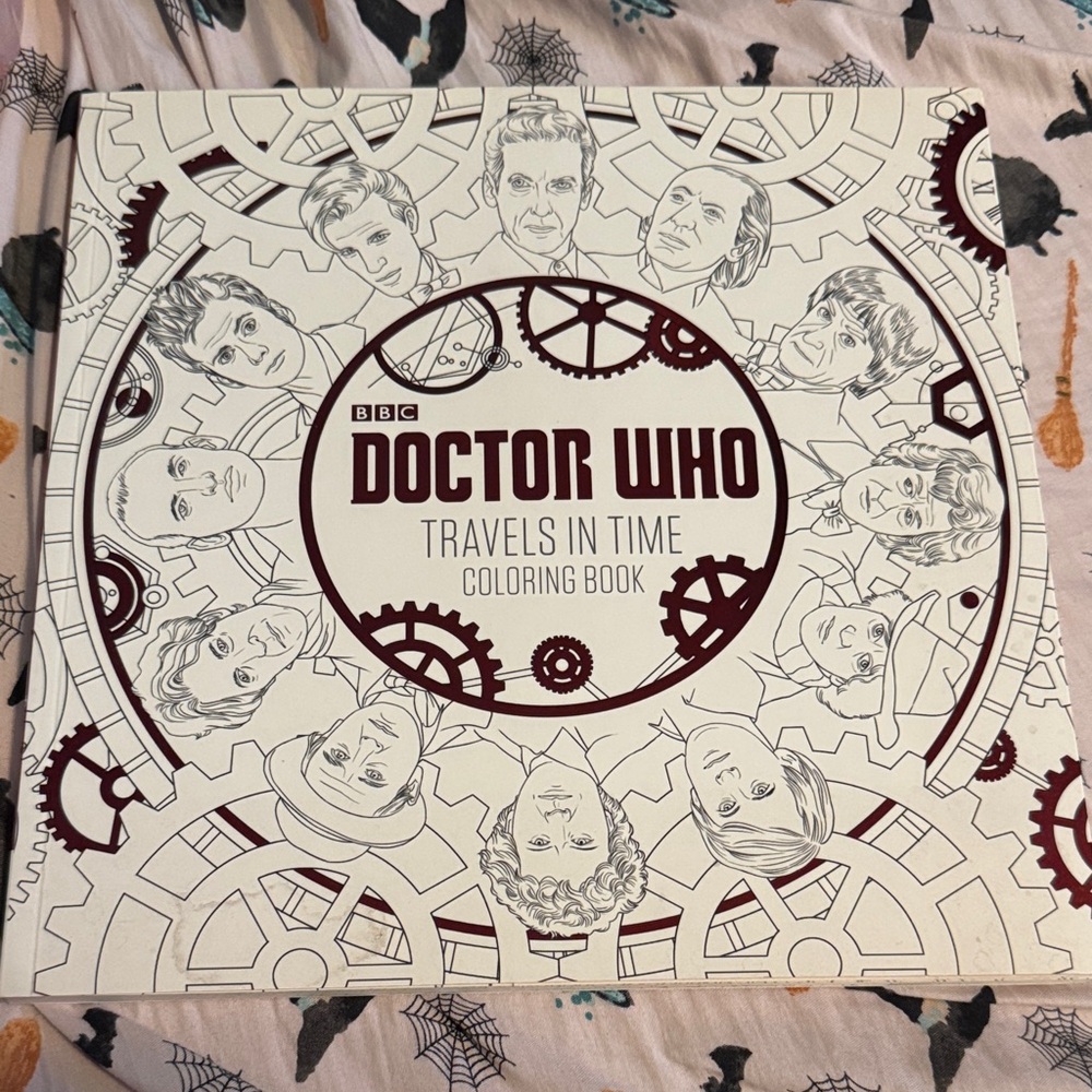 Doctor Who Travels in Time Coloring Book